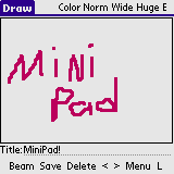 MiniPad for Palm OS