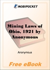 Mining Laws of Ohio, 1921 for MobiPocket Reader