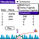 Missile Quiz
