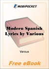 Modern Spanish Lyrics for MobiPocket Reader