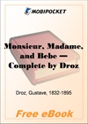 Monsieur, Madame, and Bebe for MobiPocket Reader