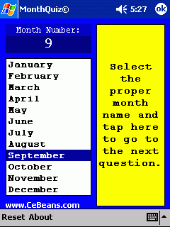 MonthQuiz