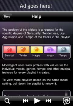 Moodagent FREE (iPhone)