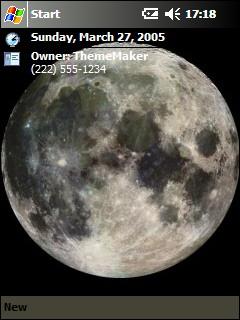 Moon From Galileo Theme for Pocket PC
