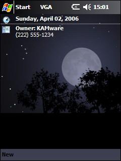 Moon Glow Theme for Pocket PC