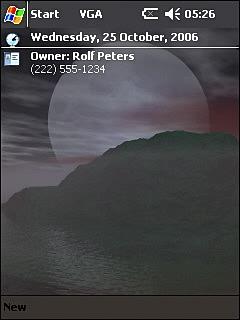 Moon Over Lake RP Theme for Pocket PC