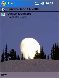 Moonset 1 Theme for Pocket PC