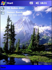 Mountain Theme for Pocket PC