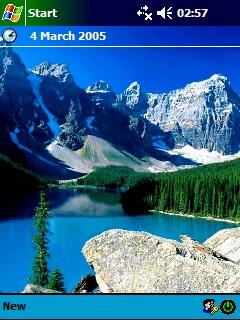 Mountains (2) Theme for Pocket PC