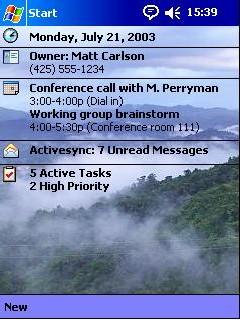 Mountains LC Theme for Pocket PC