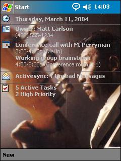 Muddy Waters 1 Theme for Pocket PC