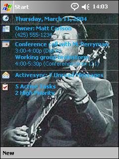 Muddy Waters 2 Theme for Pocket PC