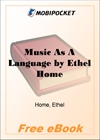 Music As A Language for MobiPocket Reader