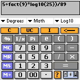 MxCalc SE (Palm OS)