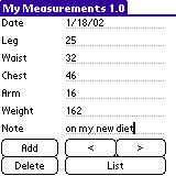 My Measurements