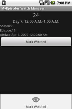 MyEpisodes Watch Manager