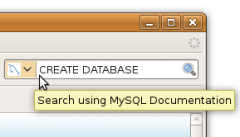 MySQL Documentation Search  - Firefox Addon
