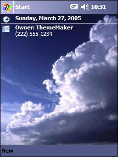 NA Clouds3 Theme for Pocket PC
