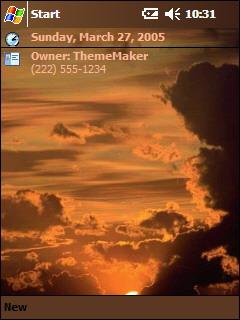 NA Clouds4 Theme for Pocket PC