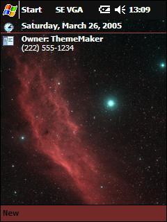 NGC 1499 VGA Theme for Pocket PC