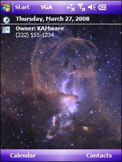 NGC3576 WM6 Theme for Pocket PC