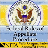 NITA Federal Rules of Appellate Procedure with Commentaries & Approved Forms (Palm OS)