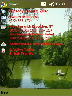 NYC Central Park 2 Theme for Pocket PC