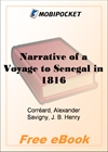 Narrative of a Voyage to Senegal in 1816 Undertaken by Order of the French Government for MobiPocket Reader