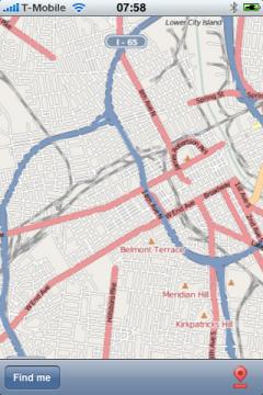 Nashville Street Map