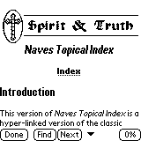 Nave's Topical Index of the Bible