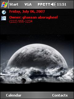 Near Moon gh Theme for Pocket PC