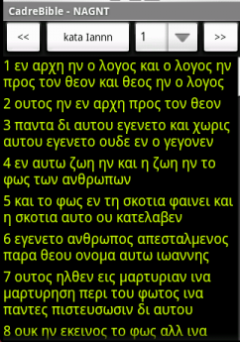 Nestle-Aland Greek New Testament (NAGNT) - CadreBible Book