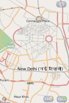 New Delhi Offline Street Map