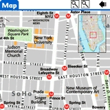 New York DK Eyewitness Top 10 Travel Guide & Map (Palm OS)