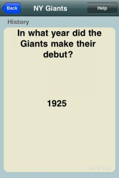 New York Giants Trivia