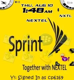 Nextel Theme for Blackberry 7100