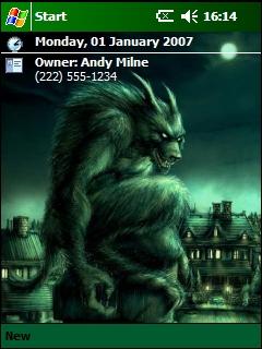 Nightmare AMF Theme for Pocket PC