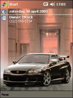 Nissan SkyLine GTR Theme for Pocket PC