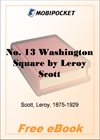 No. 13 Washington Square for MobiPocket Reader