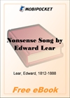 Nonsense Song for MobiPocket Reader