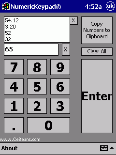 NumericKeypad