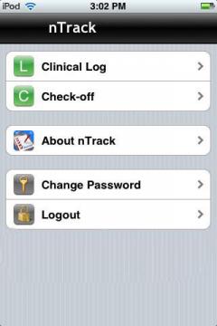 Nursing Procedure Log (nTrack) for iPhone