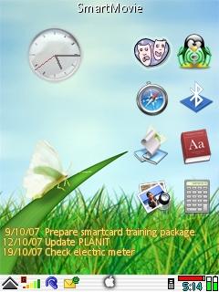 OSX with Mac Icons Theme for GDesk (UIQ)
