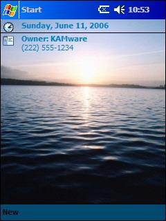 Ocean Sunset 7 Theme for Pocket PC