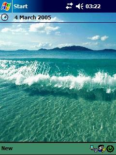 Ocean Waves (2) Theme for Pocket PC