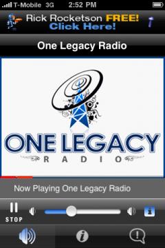 One Legacy Radio (iPhone)