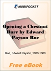 Opening a Chestnut Burr for MobiPocket Reader