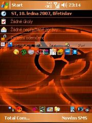 Orange Bio Theme for Pocket PC