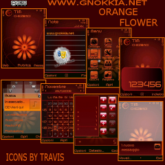 Orange Flower Theme