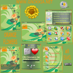 Orange Flowers Theme